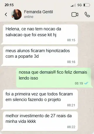 Depoimento de Fernanda Gentil no WhatsApp